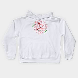 Merry Christmas by Jan Marvin Kids Hoodie